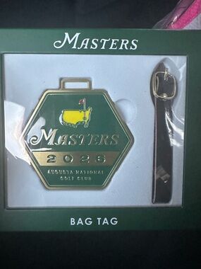 Masters Green and Gold 2023 Hexagonal Bag Tag